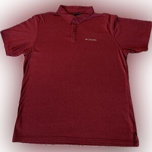 Red Columbia Polo - Size L